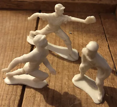 Vintage Baseball Player Toy Figures 3  • $6