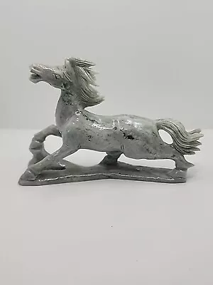 Vintage Chinese Carved Soapstone Horse Sculpture Stand • $19