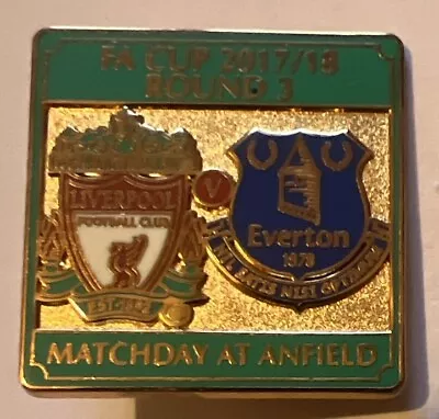 Liverpool FC Pin Badge 2017 - 18 Season FA Cup Round 3. • £5