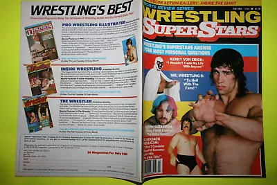 Wrestling Magazine Super Stars Fall 84 Special $4.97 LAST ONE! • $4.97