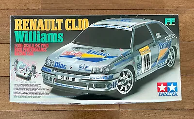 TAMIYA 58138 1/10 R/C Racing Car RENAULT CLIO Williams (FF01 Chassis) • $399.50