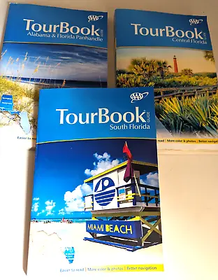 AAA Tour Book Guide Central Florida Also Includes Tour Book South Florida T-20 • $6