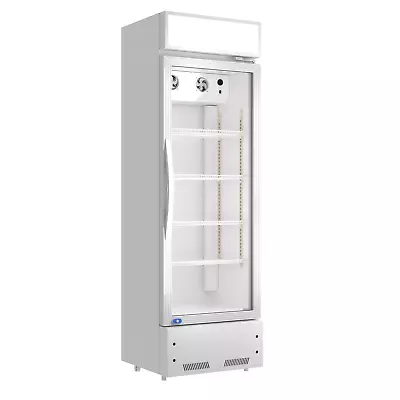 Commercial Glass Door Merchandiser Upright Refrigerator Display Cooler 17 Cu.Ft • $1034.55