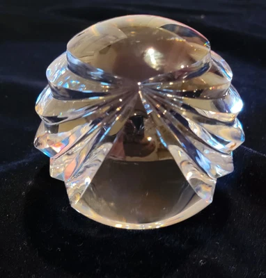 $85 • Buy Val St. Lambert Cut Crystal Paperweight
