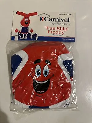 Carnival “Fun Ship Freddy” Inflatable Doll 12.5” NIP • $14.99