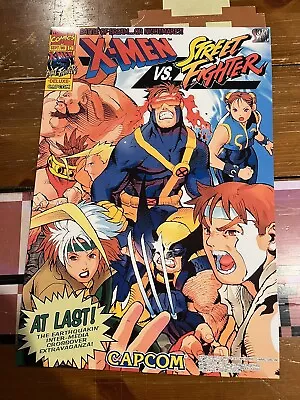 X-Men Vs Street Fighter Secret File Poster 13 X 19 • $9