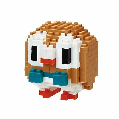 NEW NANOBLOCK POKEMON ROWLET Mokuroh Building Block Nanoblocks Nano NBPM-051 • $24.95