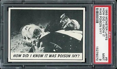 1966 Monster Laffs #9 How Did I Know It Was Poison Ivy? PSA 9 • $50