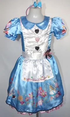 £11.99 • Buy Girls Alice In Wonderland Costume Fairytale Book Day Fancy Dress Age 7-8