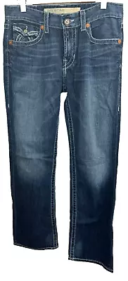 Big Star Union Regular Straight Leg Denim Blue Jeans Men Size 33 X 32 • $29.99