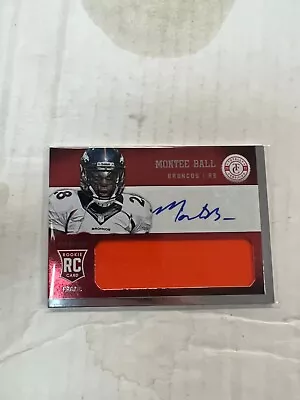 Montee Ball 2013 Panini Totally Certified Rookie Jersey Auto #239 #094/299 NrMt • $7