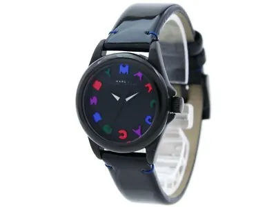 Marc By Marc Jacobs Ladies Black Patent Leather IP Steel Watch MBM1193 $200.00 • $79