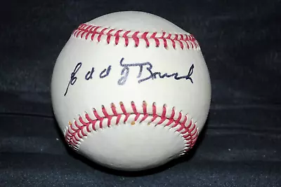 Babe Ruth Baseball Signed Auto By Ed Rousch Hof 1919 World Series Champions Reds • $199