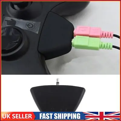 3.5mm Jack Micphone Earphone To 2.5mm Audio Adapter For Xbox 360 (Black) • £5.19