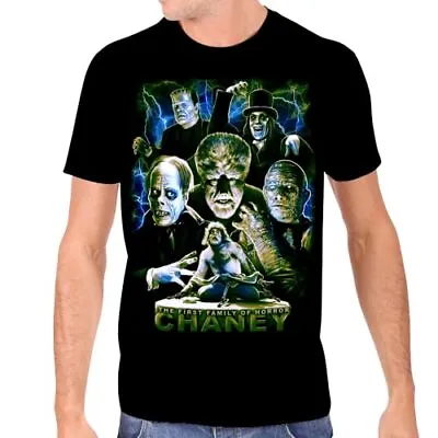 Rock Rebel Lon Chaney The First Family Of Horror Men's T-Shirt Wolfman Mummy Tee • $24.97