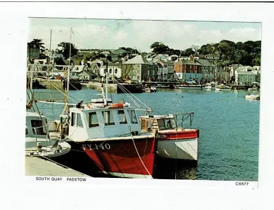 Cornwall Postcard Colour Photo Of South Quay  Padstow  C6677. • £1.15