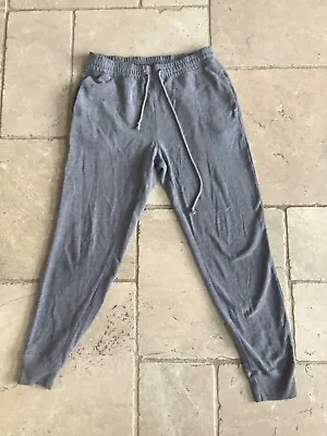 Grey Hollister  High Rise Track Suit Bottoms Cuffed Elastic Waist M Good Used • £6.99