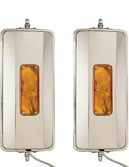 $99.56 • Buy 7  X 16  West Coast Mirrors Heated Lights Truck Mirrors, Pair