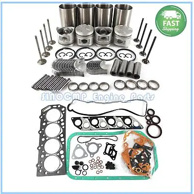 4D55 4D55T 4D56 4D56T Engine Rebuild Kit For Mitsubishi Pickup MD050011 MD103308 • $37.05