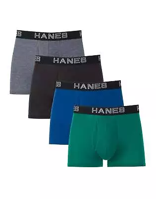 Hanes Trunk 4-Pack Mens Underwear Ultimate Comfort Flex Fit Total Support Pouch • $24
