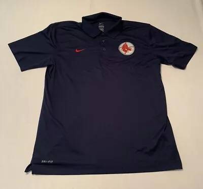 Nike Dri Fit Boston Red Sox Cooperstown Collection Mens Large MLB Polo Shirt • $18