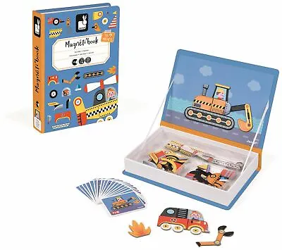 £16.33 • Buy Janod RACERS MAGNETI'BOOK Childrens Kids Educational Cardboard Game Toy 3yrs+ BN