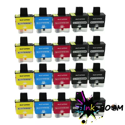 4SET4BK Ink Cartridge Fits Brother LC41 LC-41 MFC-3340CN MFC-5440CN MFC-5840CN • $18.80