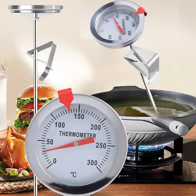 Stainless Steel Oven Cooking Thermometer Food Meat BBQ Temperature Gauge Quality • $14.87