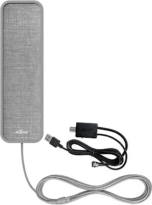 Mohu - Vibe Amplified Indoor HDTV Antenna 50-Mile Range - Gray Tweed • $49.99