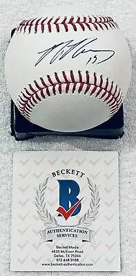 Max Muncy W/#13 Licensed Beckett Authenticated Signed New Manfred Mlb Baseball • $129.99