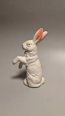 Vintage Paper Mache Rabbit Easter White Bunny Rabbit Signed Germany 5.75  • $49.99