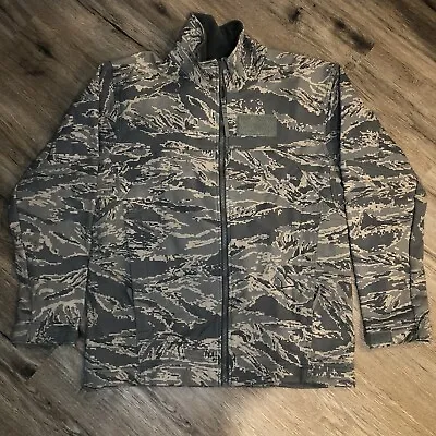 Mens Medium Digital Massif Elements Flame Resistant FR Camo Jacket Air Force • $70