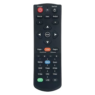 BR-5046L Remote Control Fit For Optoma EH300 DH1011 DH30B Home Theater Projector • $12.98