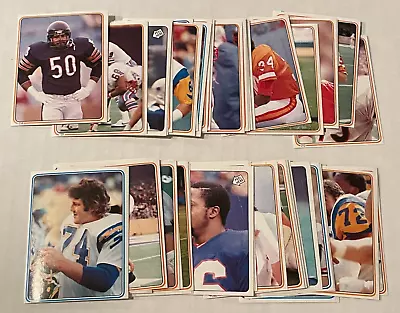 (49) 1983 Topps Football Sticker Stickers W/ Mike Singletary #214 Rookie Card RC • $9.95