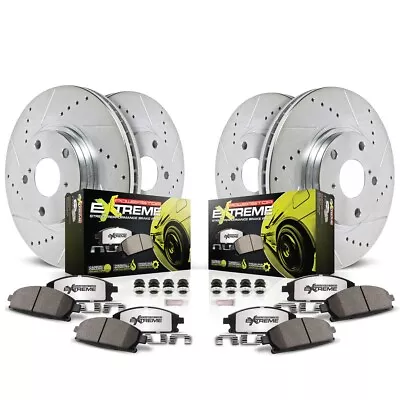 K4167-26 Powerstop 4-Wheel Set Brake Disc And Pad Kits Front & Rear For 3 Series • $428.74