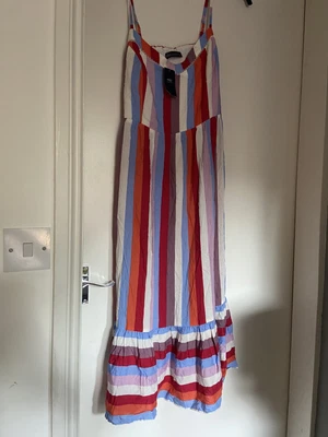 £5 • Buy M&S - Womens - Uk 10 - Stripy - Summer Dress - New With Tags