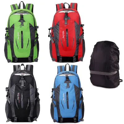 40L Hiking Camping Bag Large Waterproof Backpack Outdoor Travel Luggage Rucksack • $18.91