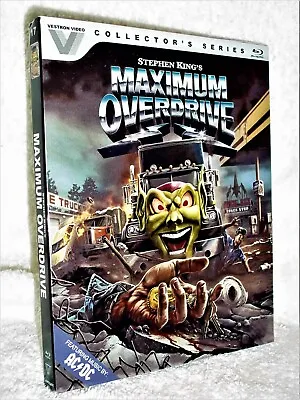 Maximum Overdrive [1986] (Blu-ray 2018) Emilio Estevez Stephen King SLIPCOVER • $40.99