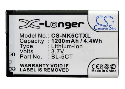 $16.45 • Buy BL-5CT Battery For   Nokia 5220 XpressMusic  6730  6303 Classic  6303i Classic