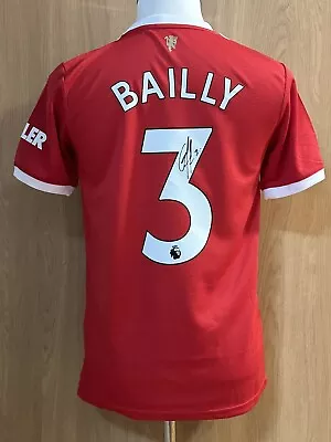 Eric Bailly Signed Man Utd Home Shirt COA Video Proof • £126