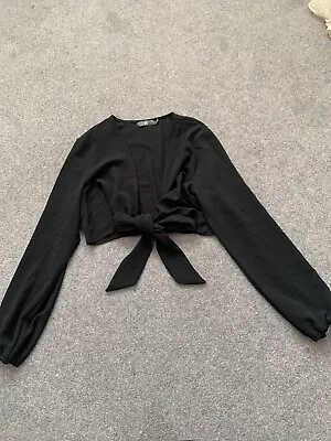 Brand New Missguided Black Top Size 14 • £5