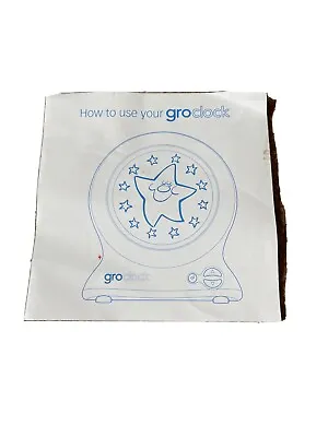£0.99 • Buy Gro Clock Sleep Trainer Groclock Wake Timer Childrens Grow Clock The Gro Company