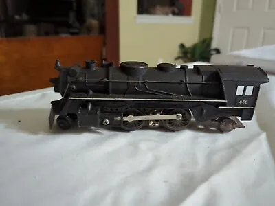 MARX O27 Gauge  Die-Cast 2-4-2 Steam Locomotive Railroad Engine 666 UNTESTED • $31.44