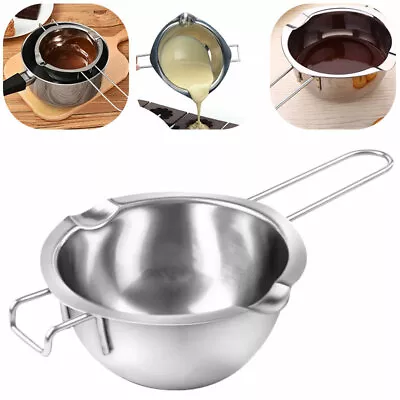 Wax Melting Pot Double Boiler Stainless Steel For Wedding Scented Candle DIY • £8.33