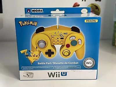 Nintendo Wii U Battle Pad Pokemon Pikachu Controller Hori Pad - Cib • $35.99