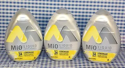 3 Mio Liquid Water Enhancer LEMONADE Natural Flavor 72 Servings Total MIX • $15.99