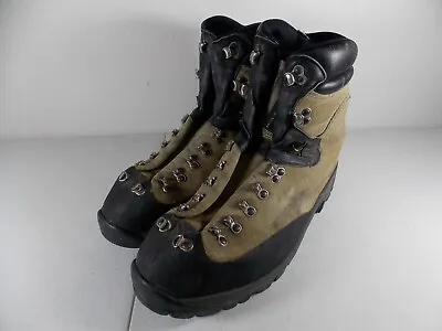 Vintage LA Sportiva Makalu Hiking Mountaineering Leather BOOTS U.S 12.5  / 46.5 • $89.99