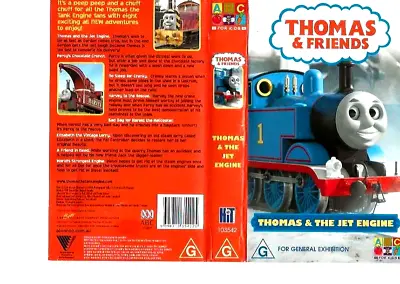 Thomas The Tank Engine -THE JET ENGINE  Pal Vhs Tape~ A Rare Find ~ • $49.99