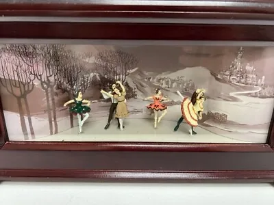 MR CHRISTMAS 10 Metal Disc Music Box Animated Ballet Dancers Not Working • $53.99