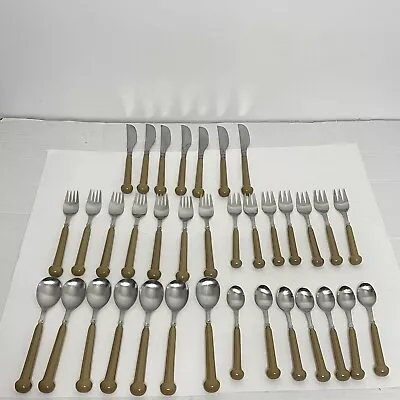 Denby England Regency Beige Flatware  Lot Of 35 Stoneware • $135.99